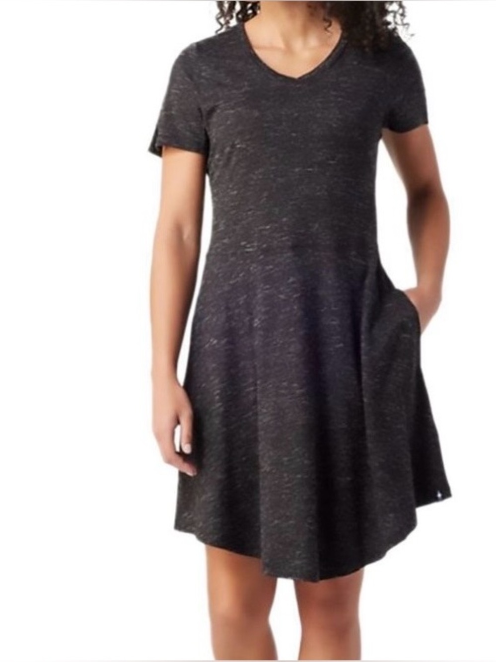 SMARTWOOL Women's Everyday Exploration Dress Size M 150 Merino Wool Hemp Black
